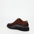 Mazerata Ilario 5 Faux Wax / Faux Suede Shoe - Chocolate footwear Mazerata