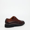 Mazerata Ilario 5 Faux Wax / Faux Suede Shoe - Chocolate footwear Mazerata