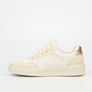 Miss Black Illy 1 Sneakers Faux Leather / Faux Suede – Nude