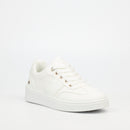 Miss Black Illy 1 Sneakers Faux Leather / Faux Suede – White