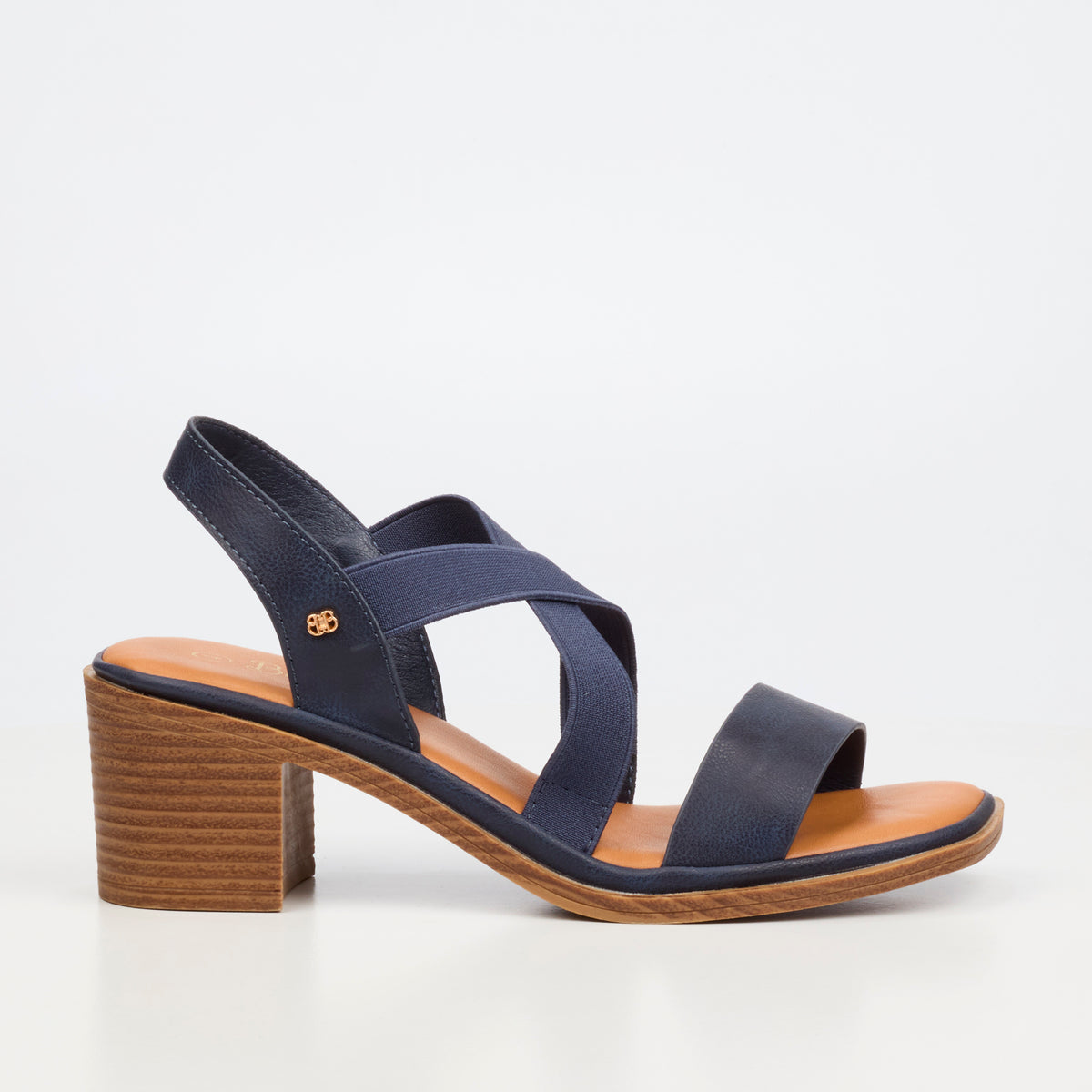 Butterfly Classics Imelda 1  Low Heels -Navy