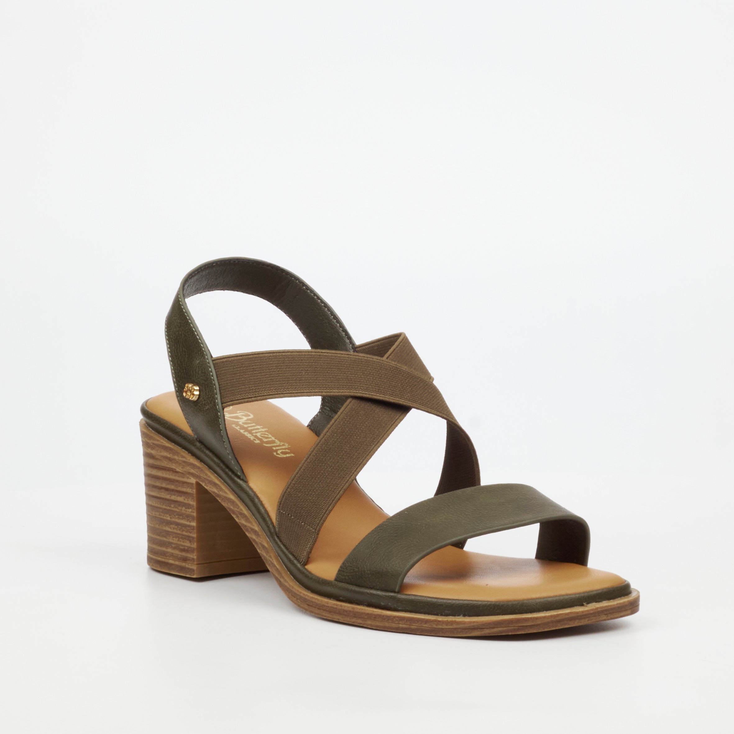 Butterfly Classics Imelda 1 Heel - Olive footwear Butterfly Classics