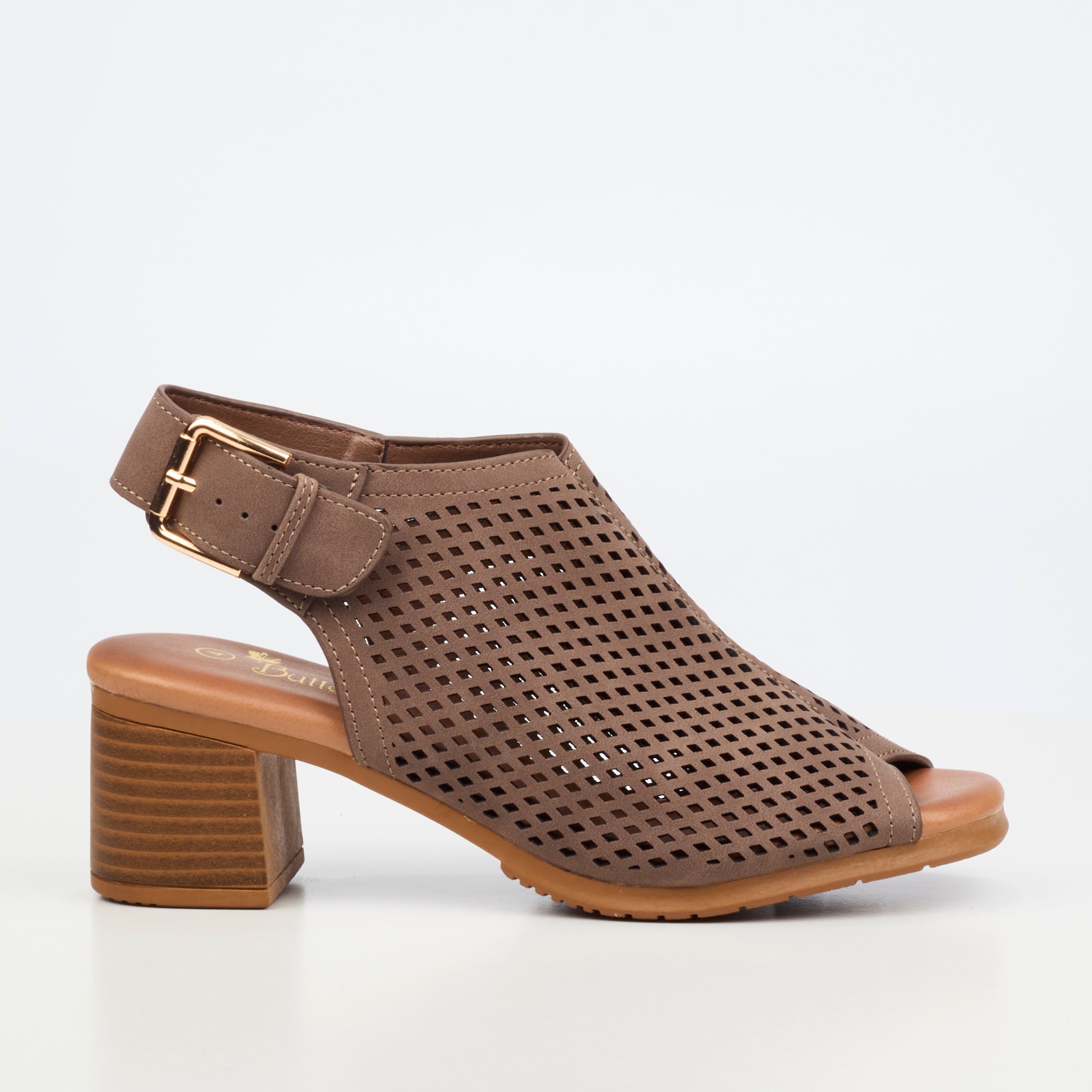 Butterfly Feet Indra 1 Heel - Chocolate footwear Butterfly Feet