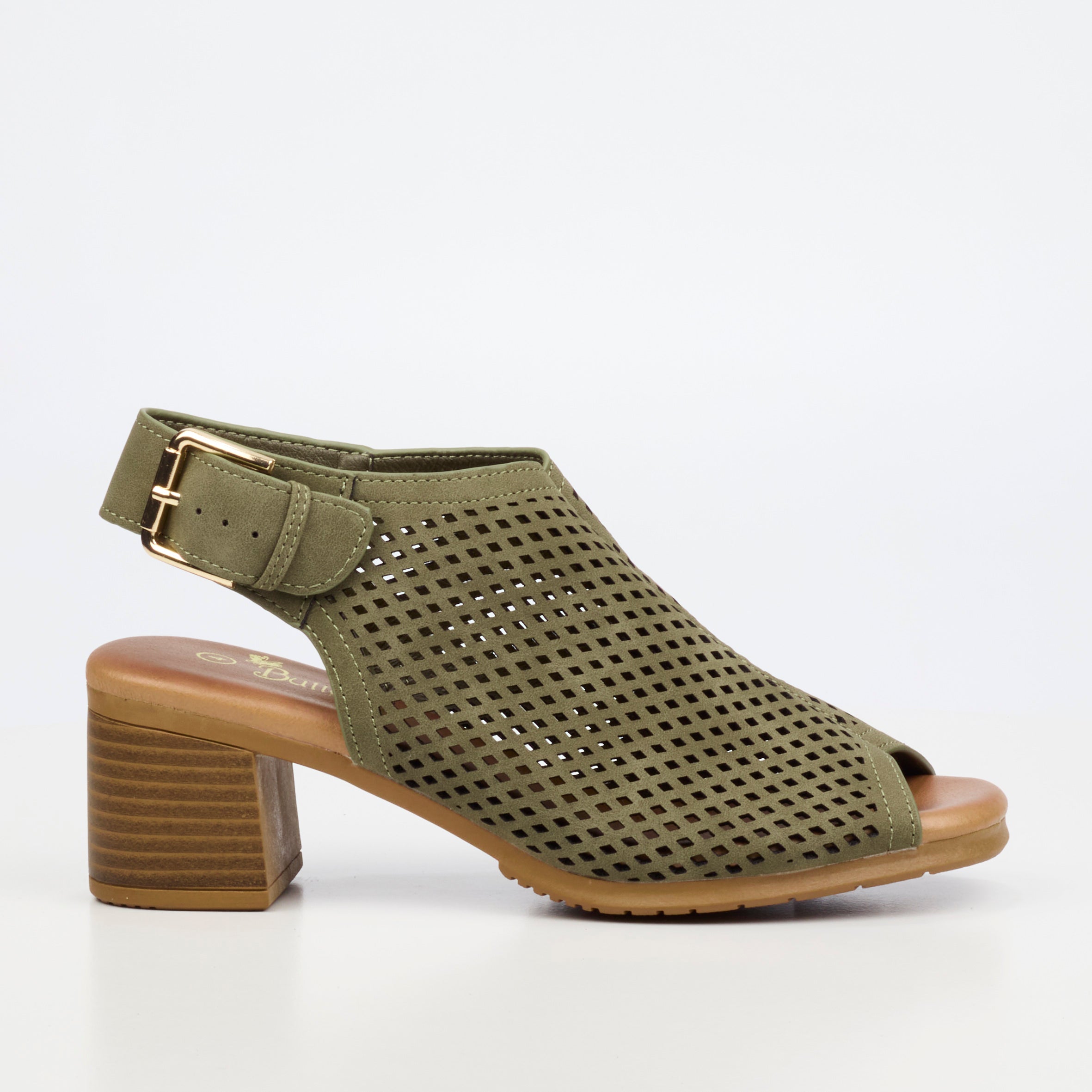 Butterfly Feet Indra 1 Heel - Olive footwear Butterfly Feet