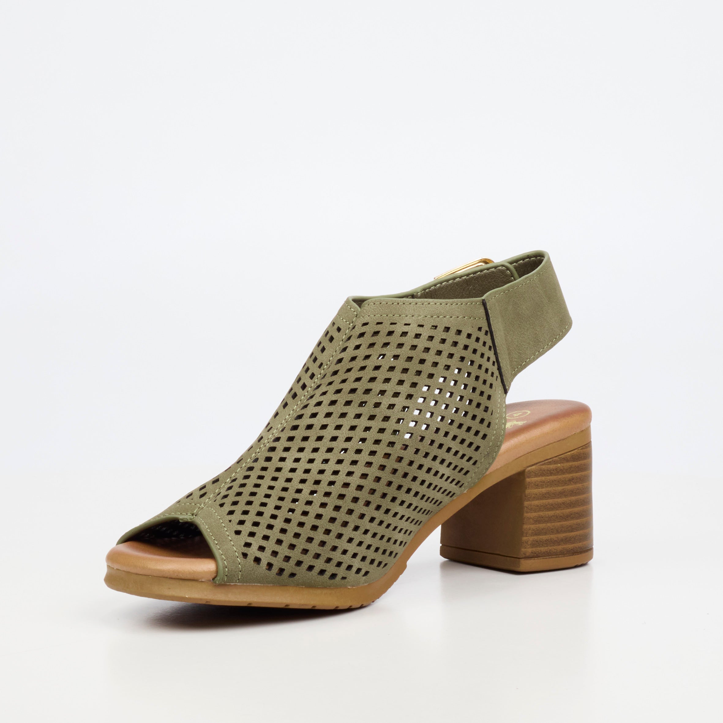 Butterfly Feet Indra 1 Heel - Olive footwear Butterfly Feet