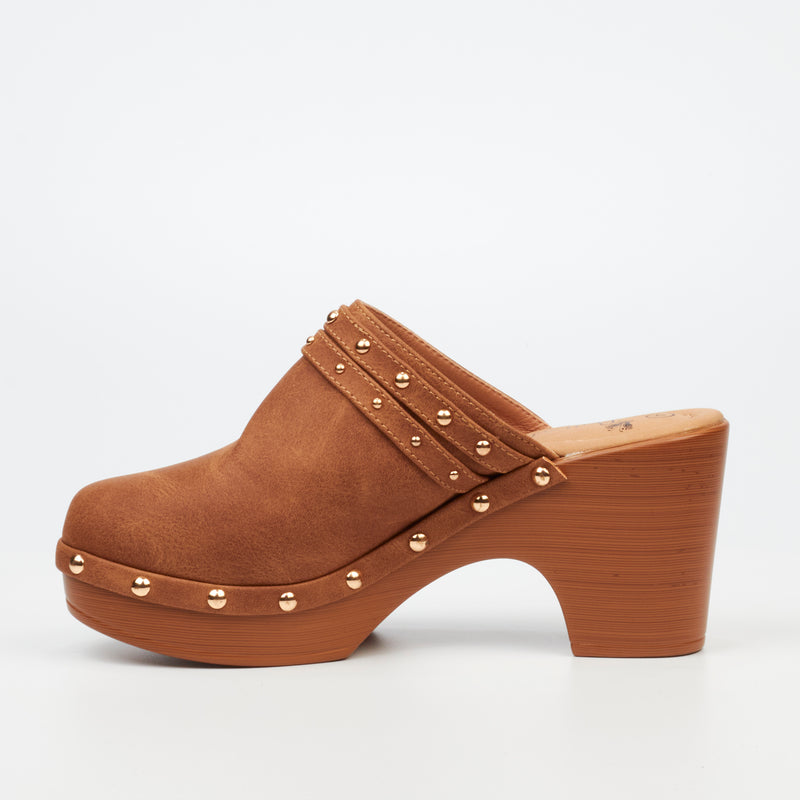 Butterfly Feet Inga 1 Heel - Tan footwear Butterfly Feet