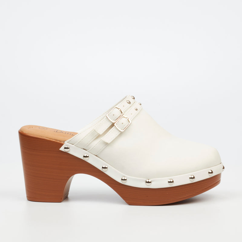 Butterfly Feet Inga 1 Heel - White footwear Butterfly Feet