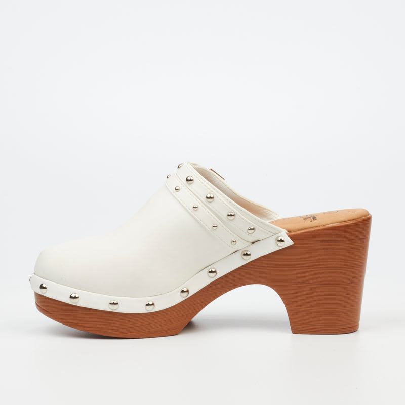 Butterfly Feet Inga 1 Heel - White footwear Butterfly Feet