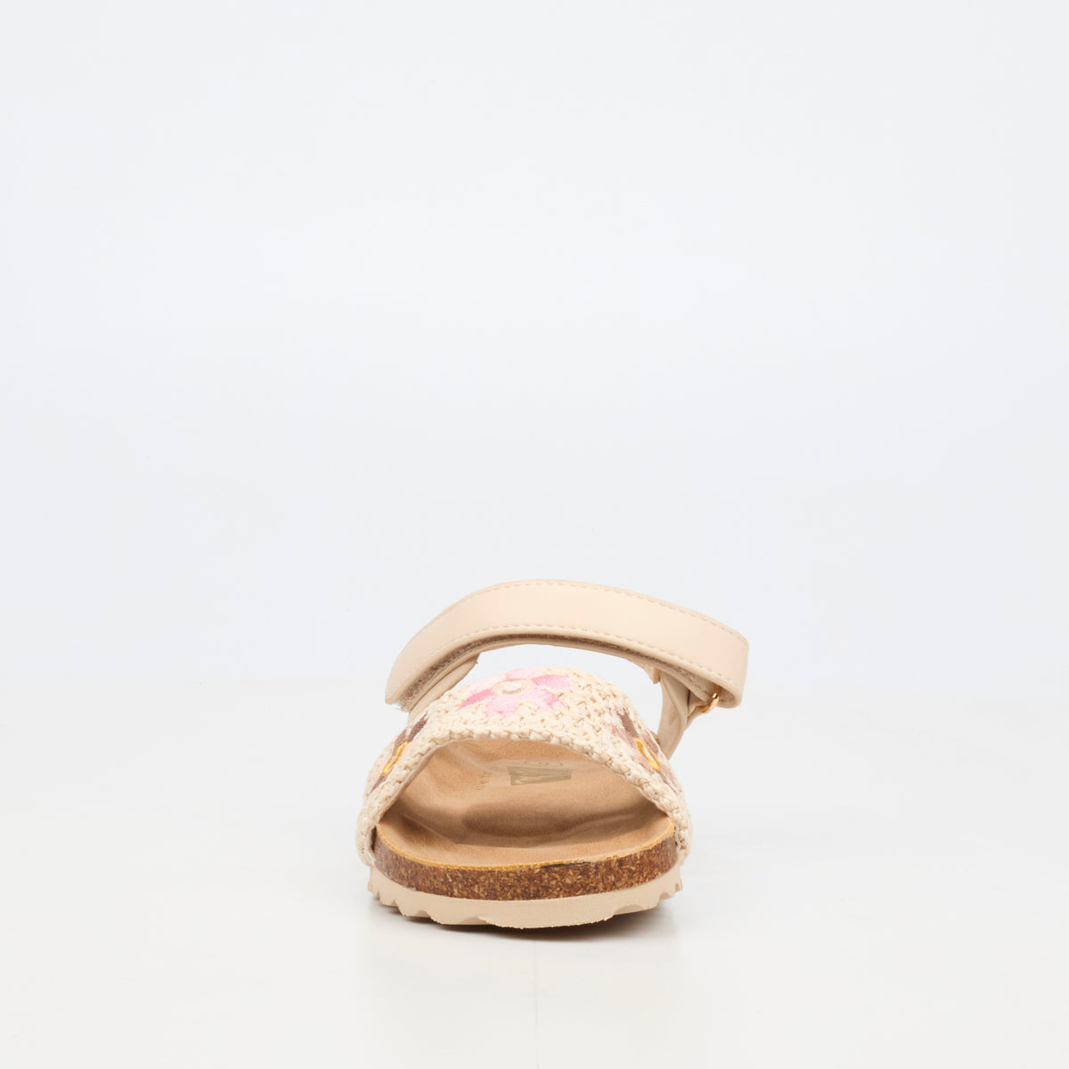 Little Miss Black Iris 1 Flat Sandal - Ivory