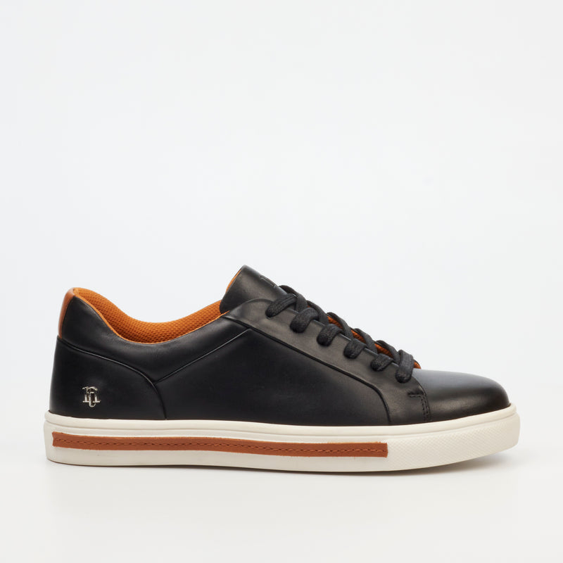 Nicci Tyler Isla 1 Handcrafted Leather Sneaker - Black footwear Nicci Tyler   