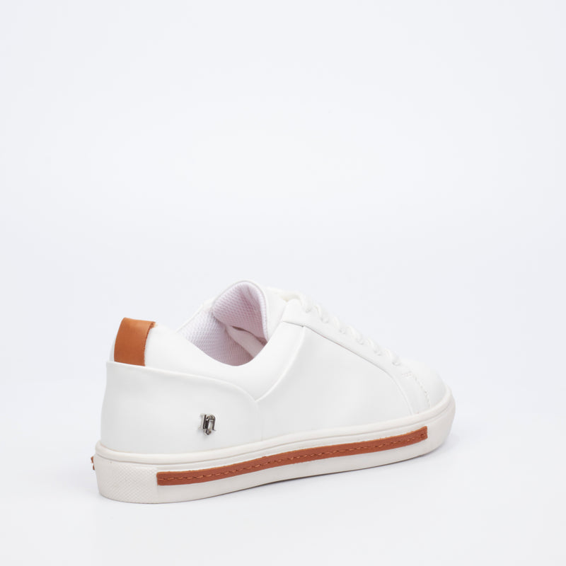 Nicci Tyler Isla 1 Handcrafted Leather Sneaker - White footwear Nicci Tyler   