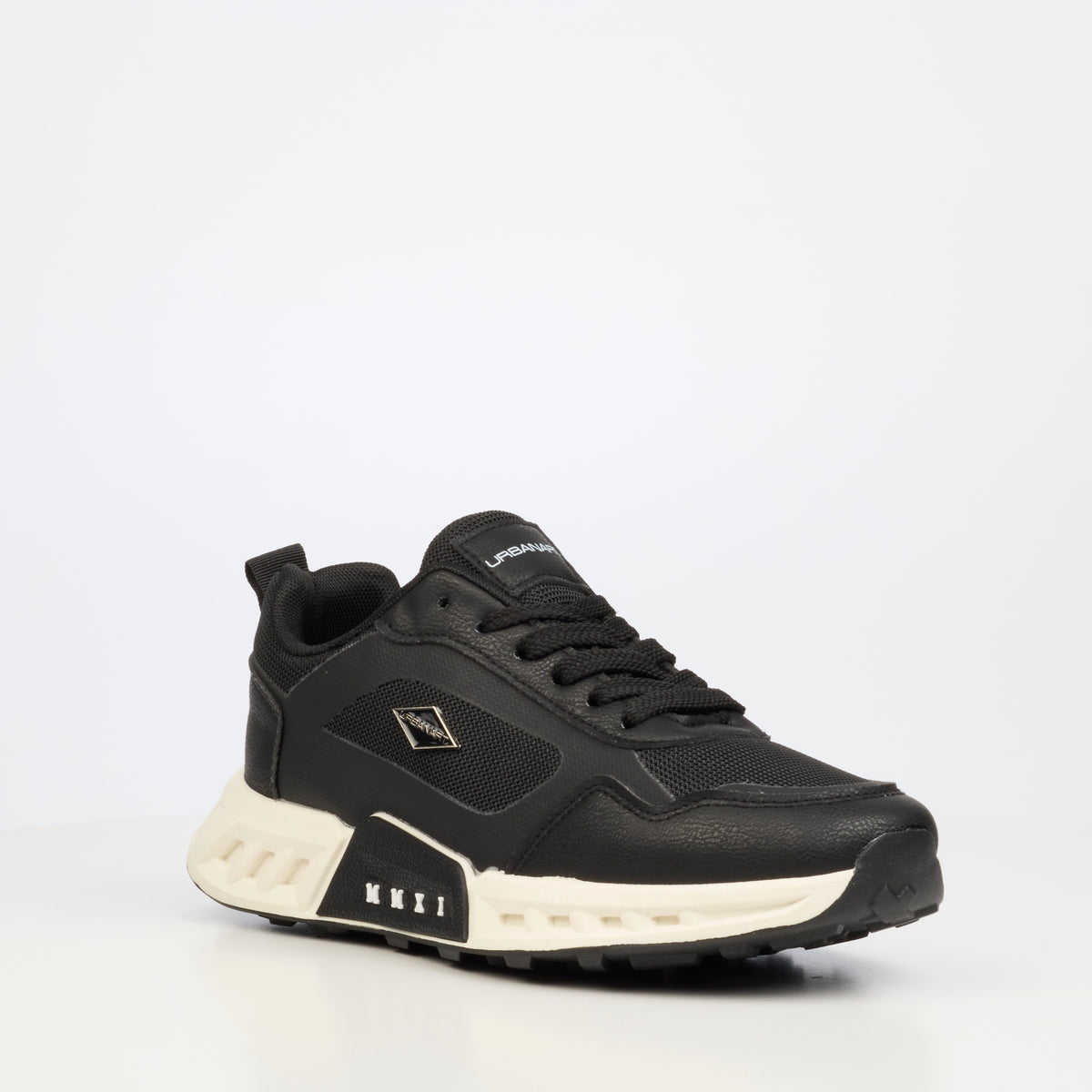 Urbanart Isle 2 Faux Nubuck / Mesh Sneakers - Black