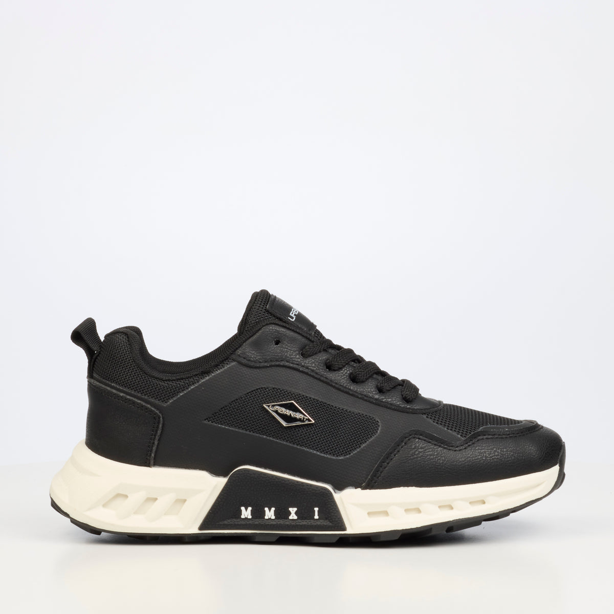 Urbanart Isle 2 Faux Nubuck / Mesh Sneakers - Black
