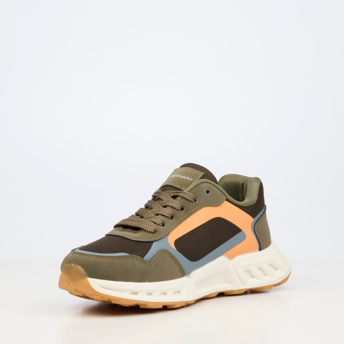Urbanart Isle 2 Faux Nubuck / Mesh Sneakers - Olive