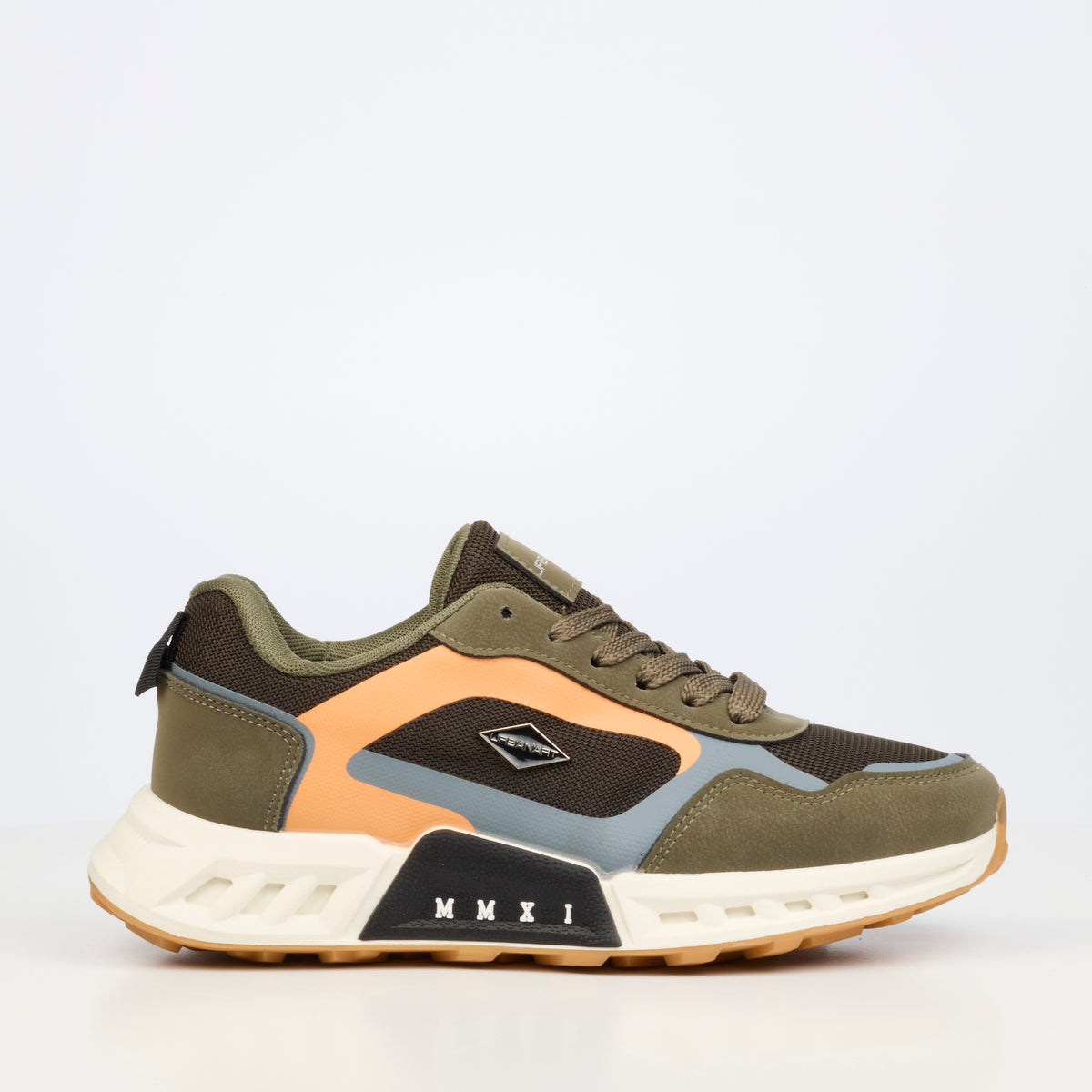Urbanart Isle 2 Faux Nubuck / Mesh Sneakers - Olive