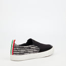Mazerata Ivano 1 Canvas Shoe - Black footwear Mazerata