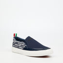 Mazerata Ivano 1 Canvas Shoe - Navy footwear Mazerata