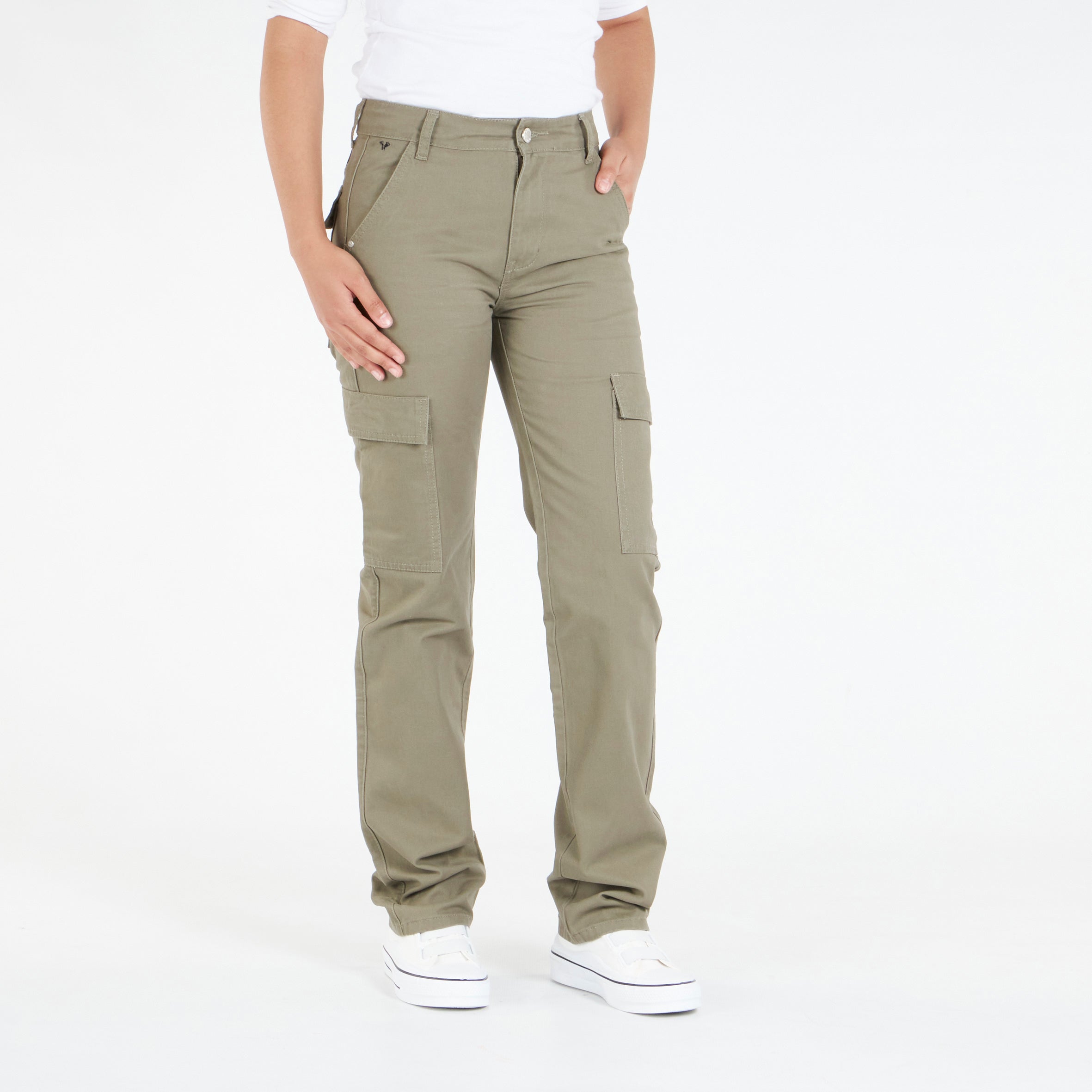 Butterfly Feet Izara 1 Jeans - Olive apparel Butterfly Feet