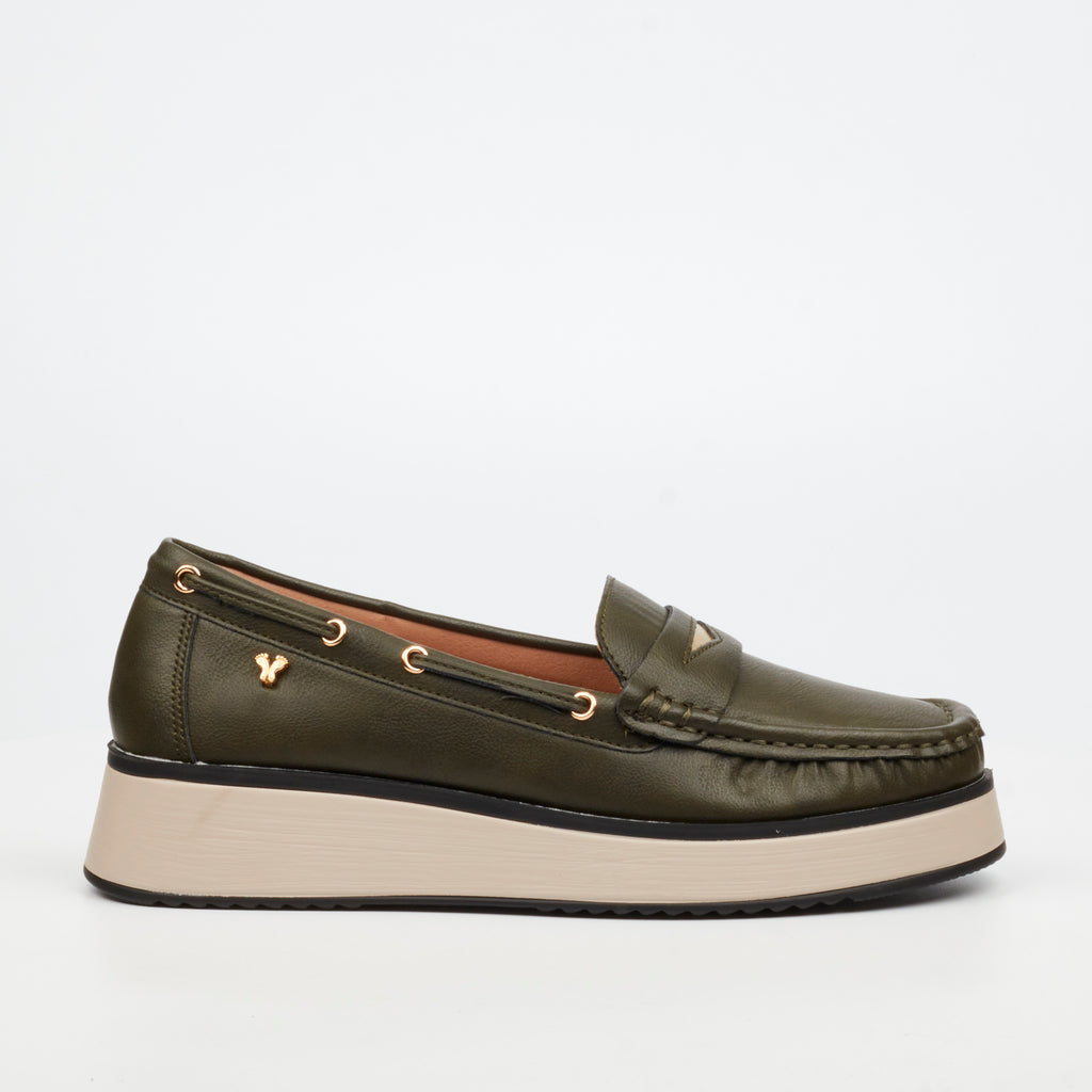 Butterfly Feet Jaime 3 Shoe - Olive footwear Butterfly Feet