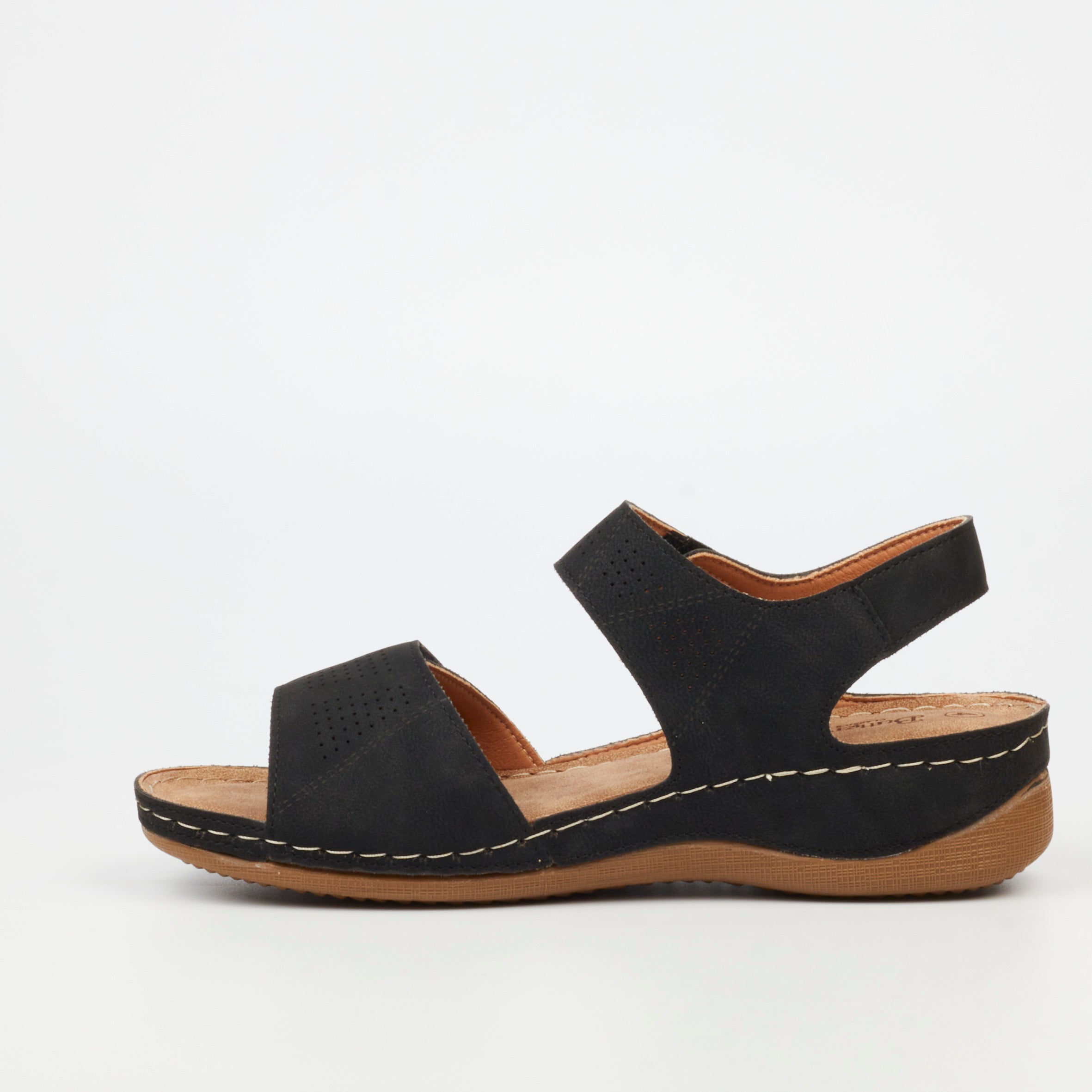 Butterfly Classics Janine 1 Wedge - Black footwear Butterfly Classics