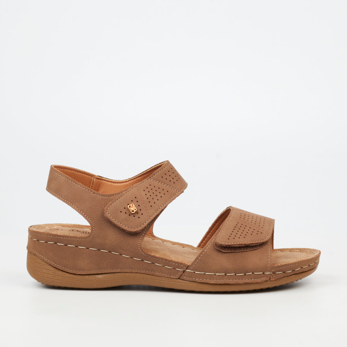 Butterfly Classics Janine 1 Wedge - Taupe footwear Butterfly Classics