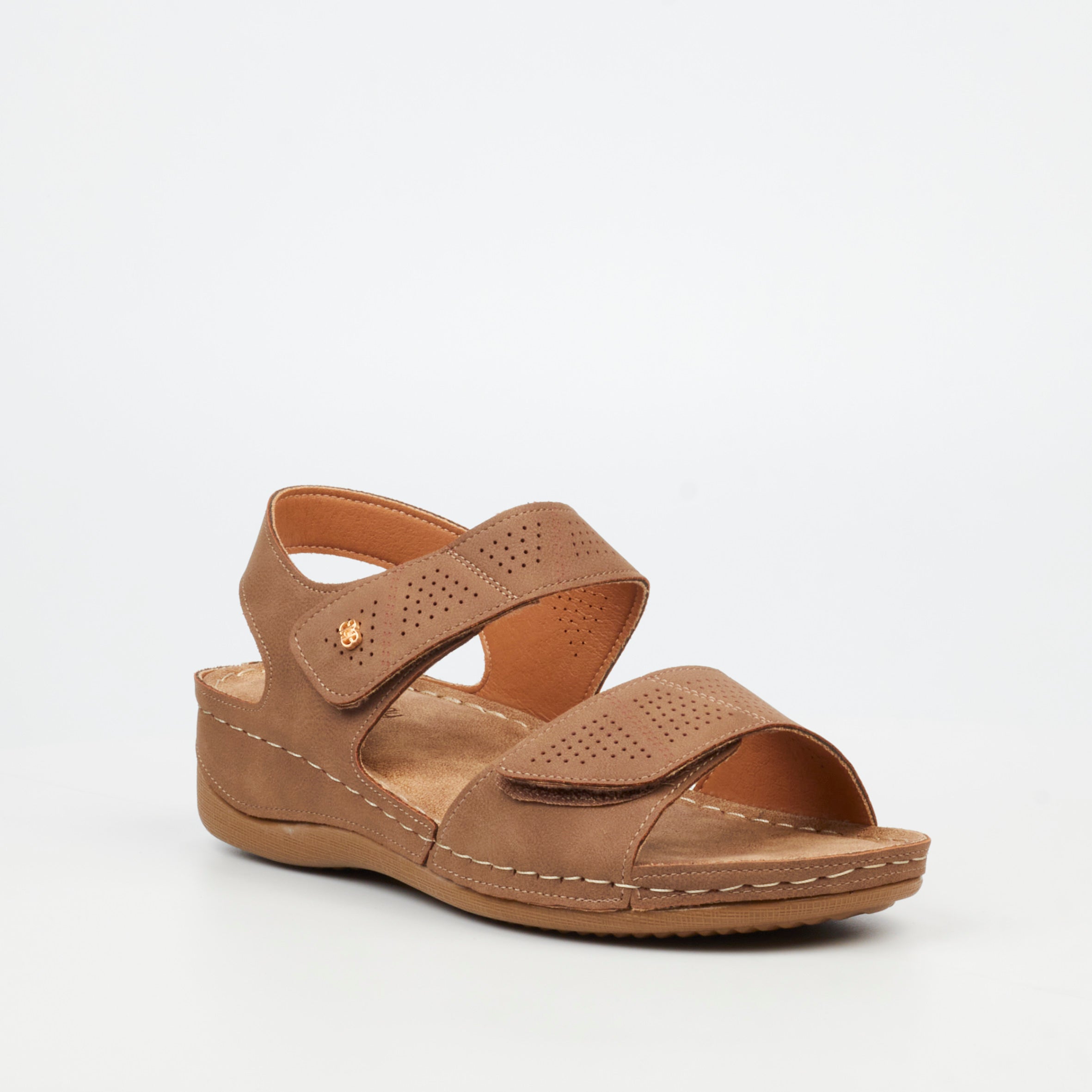 Butterfly Classics Janine 1 Wedge - Taupe footwear Butterfly Classics
