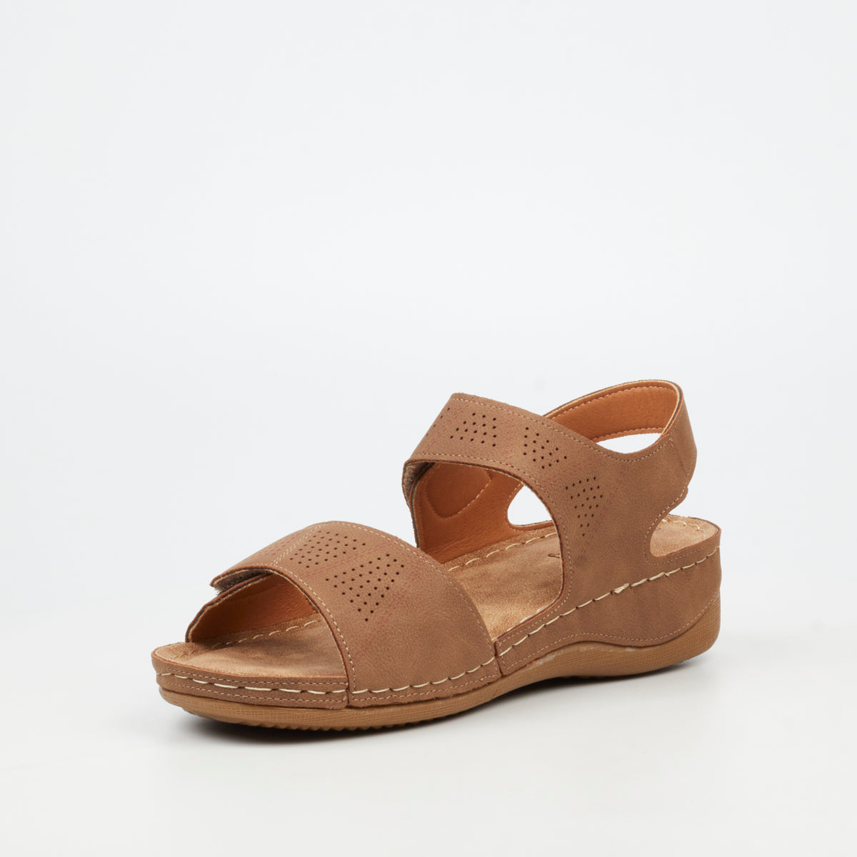 Butterfly Classics Janine 1 Wedge - Taupe footwear Butterfly Classics