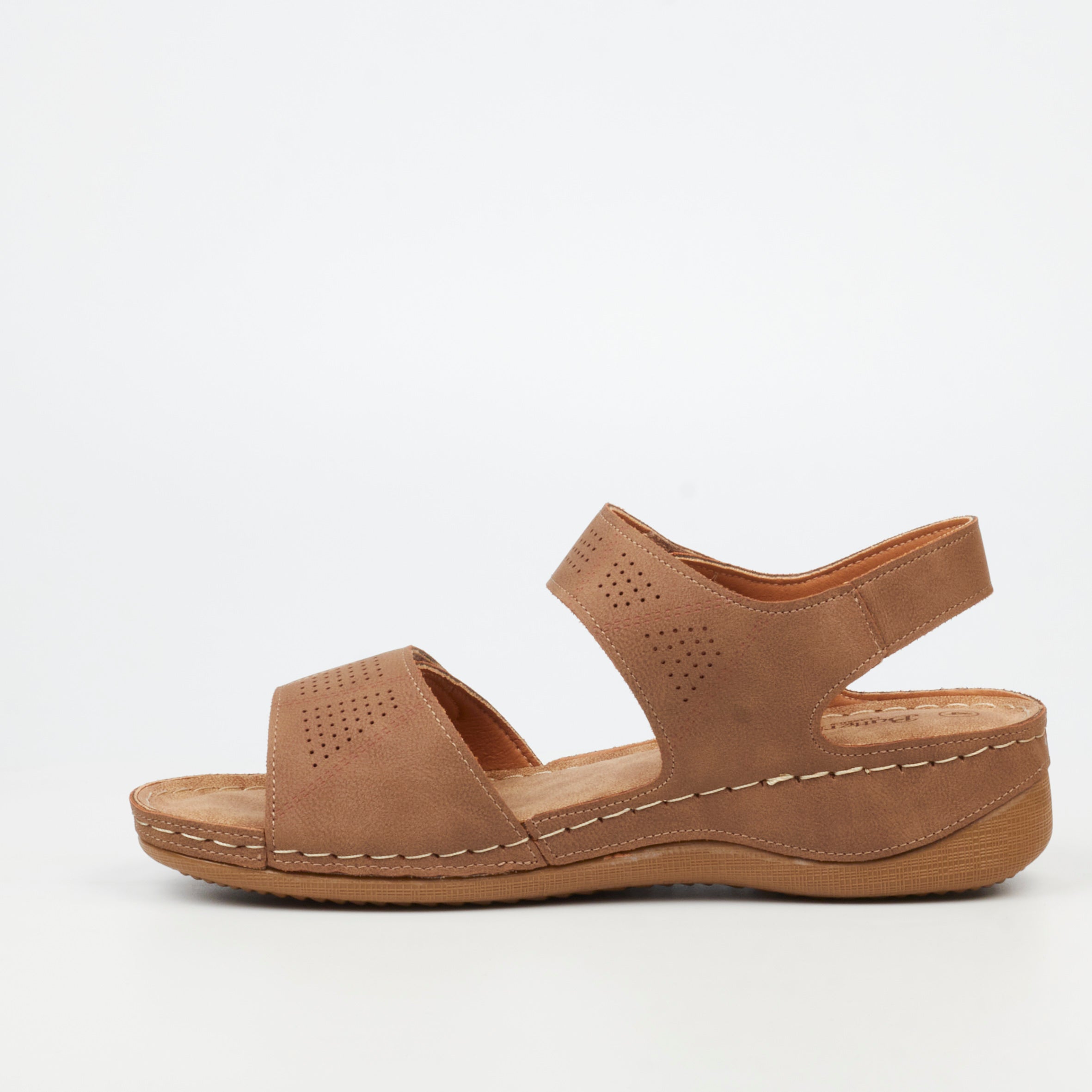 Butterfly Classics Janine 1 Wedge - Taupe footwear Butterfly Classics