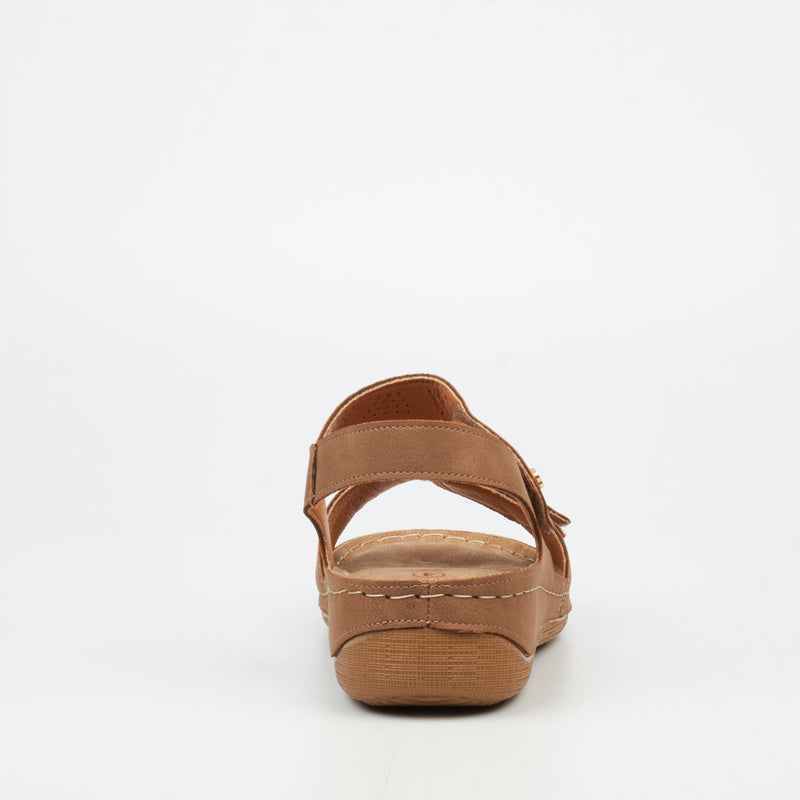 Butterfly Classics Janine 1 Wedge - Taupe
