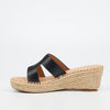 Miss Black Jayda 10 Wedge - Black footwear Miss Black