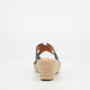 Miss Black Jayda 10 Wedge - Black footwear Miss Black