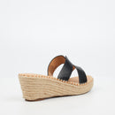 Miss Black Jayda 10 Wedge - Black footwear Miss Black