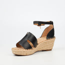 Miss Black Jayda 11 Wedge - Black