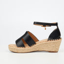 Miss Black Jayda 11 Wedge - Black