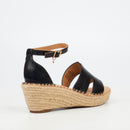 Miss Black Jayda 11 Wedge - Black