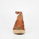 MIss Black Jayda 11 Wedge - Tan