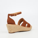 MIss Black Jayda 11 Wedge - Tan