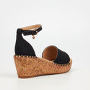 Miss Black Jayda 5 Wedge - Black footwear Miss Black