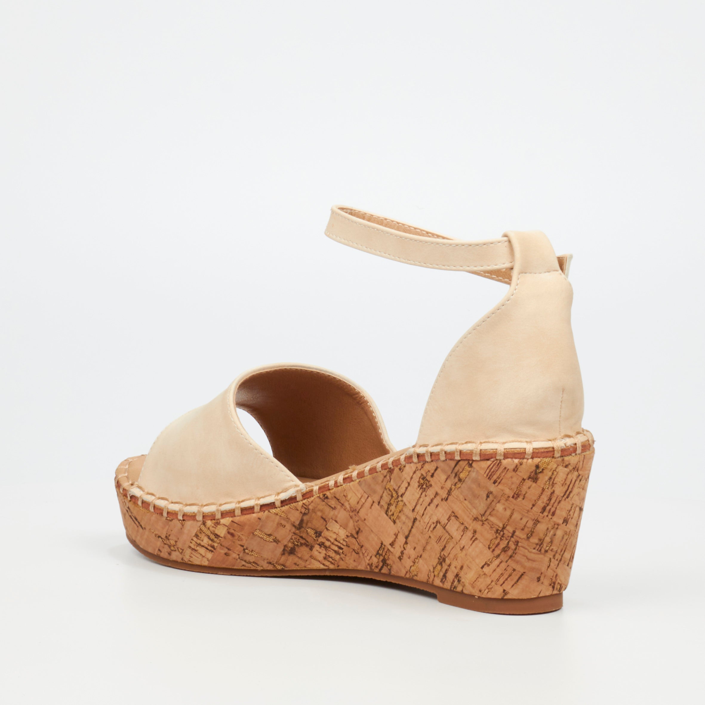 Miss Black Jayda 5 Wedge - Bone footwear Miss Black