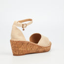 Miss Black Jayda 5 Wedge - Bone footwear Miss Black