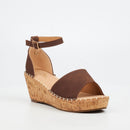 Miss Black Jayda 5 Wedge - Chocolate footwear Miss Black