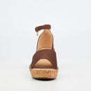 Miss Black Jayda 5 Wedge - Chocolate footwear Miss Black