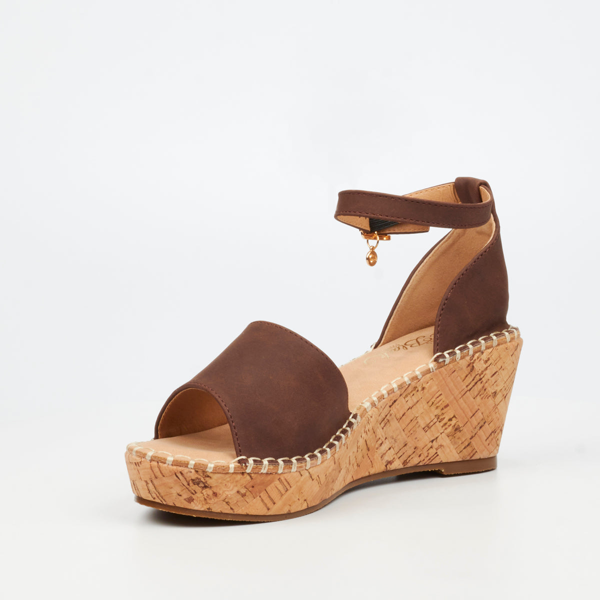 Miss Black Jayda 5 Wedge - Chocolate footwear Miss Black