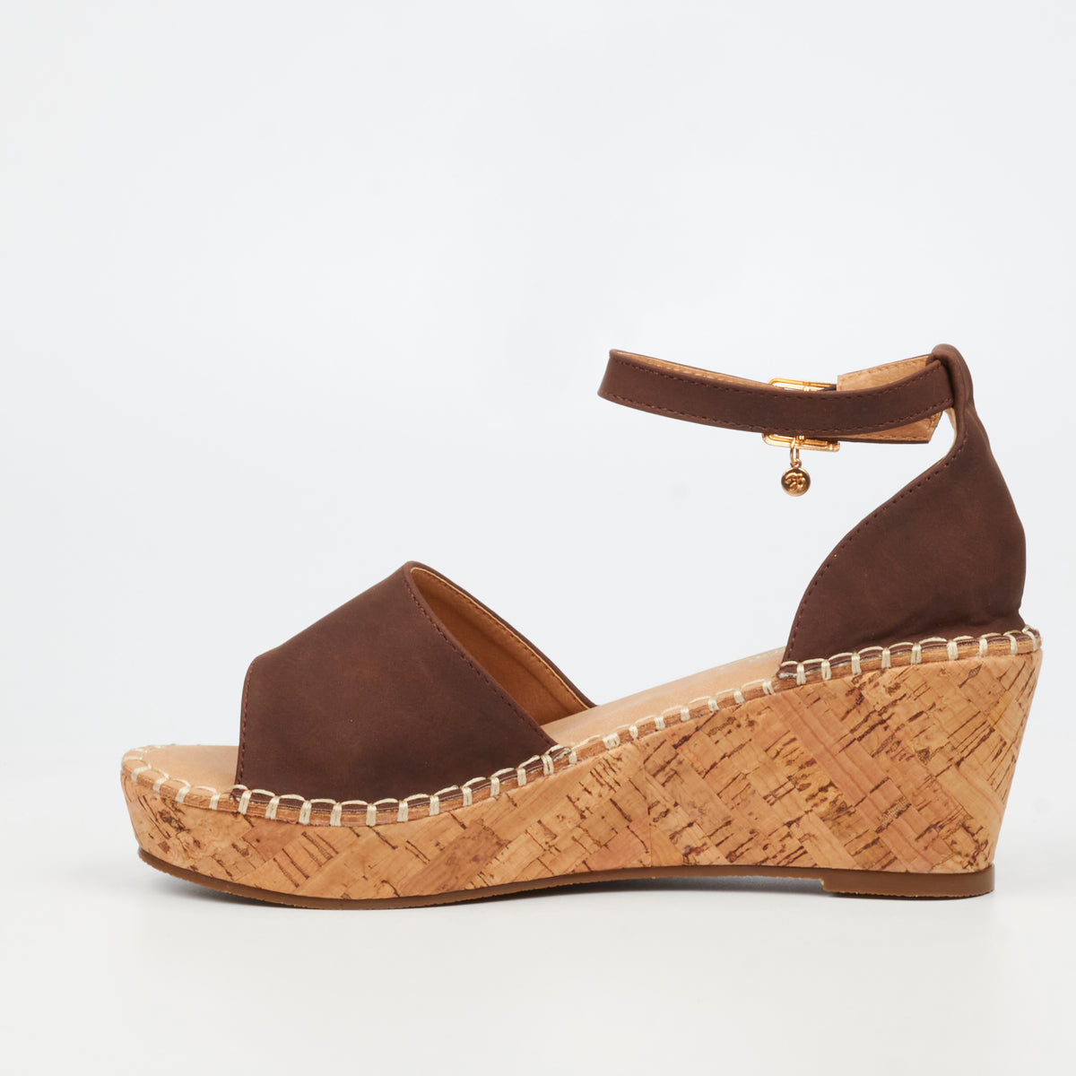 Miss Black Jayda 5 Wedge - Chocolate footwear Miss Black