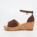 Miss Black Jayda 5 Wedge - Chocolate footwear Miss Black