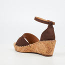 Miss Black Jayda 5 Wedge - Chocolate footwear Miss Black