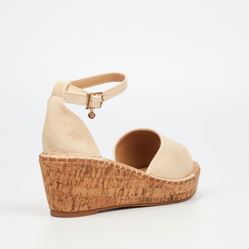 Miss Black Jayda 5 Wedge - Nude footwear Miss Black   