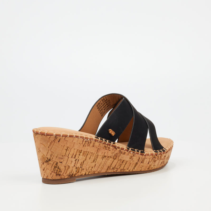 Miss Black Jayda 7 Wedge - Black footwear Miss Black   