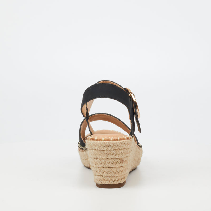 Miss Black Jayda 9 Wedge - Black footwear Miss Black