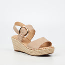 Miss Black Jayda 9 Wedge - Nude footwear Miss Black